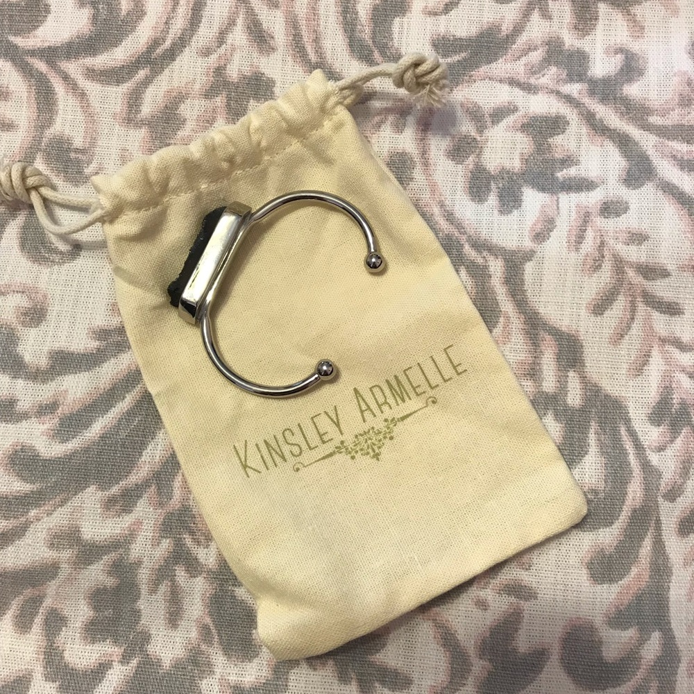 Kinsley Armelle Bracelet - Silver Raven Quartz